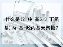 什么是(2-羟 基5-3-丁氧基)丙 基-羟丙基壳聚糖？