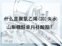 什么是聚氧乙烯(20)失水山梨糖醇单月桂酸酯？